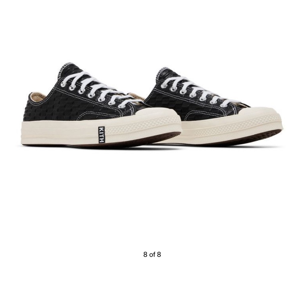Kith Men's Black and Cream Sneakers